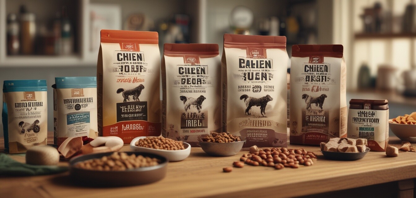 Premium dog food options