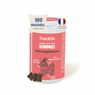 Gummies anti-démangeaisons pour chiens de Franklin