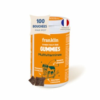 Gummies multivitamines pour chiens de Franklin